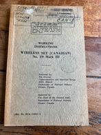 WO2 Canadees Wireless Set WS-19 Mk III voorschrift radio, Verzamelen, Militaria | Tweede Wereldoorlog, Verzenden, Duitsland