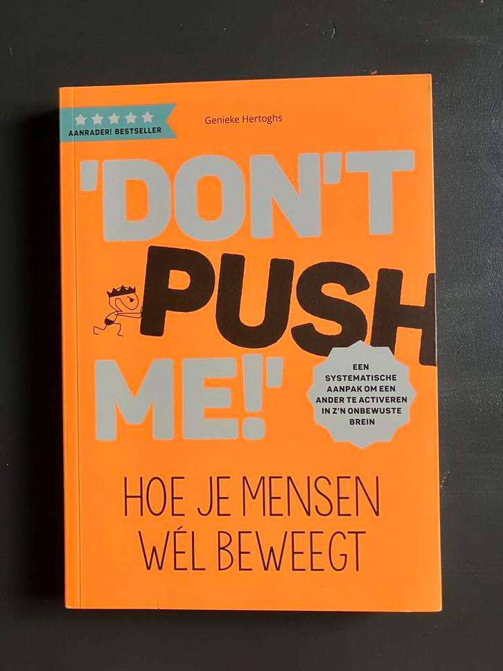 Don't push me - Genieke Hertoghs, Boeken, Psychologie, Nieuw, Ophalen of Verzenden
