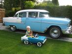 Chevrolet 1955 Blauw/wit op LPG, Auto's, Chevrolet, Automaat, Overige modellen, Blauw, 1656 kg