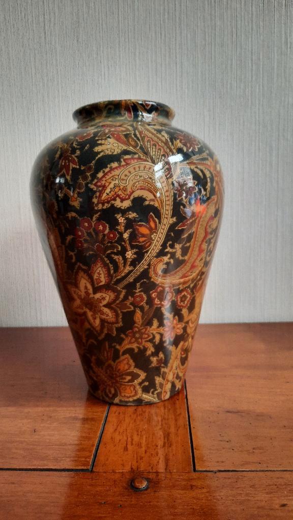 Baluster vaas engels motief paisley engels, Antiek en Kunst, Antiek | Keramiek en Aardewerk, Ophalen of Verzenden