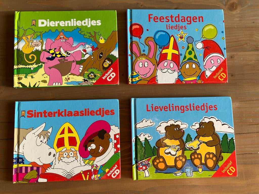 4 Kinderliedjes Boekjes - Sinterklaas, Dieren, Feestdagen..., Ophalen of Verzenden, Gelezen, 2 tot 3 jaar
