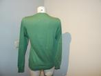 Martin Margiela fijn gebreide trui appeltjes groen v hals L, Kleding | Dames, MM6, Verzenden, Maat 42/44 (L), Zo goed als nieuw