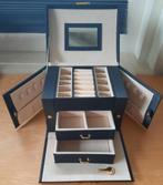 bloomm sieradendoos, Blauw, Met spiegeltje(s), Ophalen of Verzenden, Zo goed als nieuw