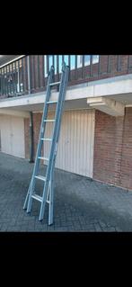 Dirks ladder 2 x 7 glazenwassers, Ophalen, Zo goed als nieuw, Ladder, 4 meter of meer