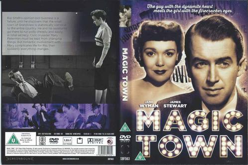Magic Town 1947 DVD met James Stewart, Jane Wyman, Donald Me, Cd's en Dvd's, Dvd's | Klassiekers, Zo goed als nieuw, Alle leeftijden