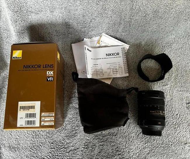 Nikon AF-S DX NIKKOR 18-200mm f/3.5-5.6G ED VR II, Audio, Tv en Foto, Fotografie | Lenzen en Objectieven, Gebruikt, Telelens, Zoom