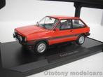 Ford Fiesta XR2 1981 Rood 1/18 Norev, Hobby en Vrije tijd, Modelauto's | 1:18, Ophalen of Verzenden, Nieuw, Auto, Norev