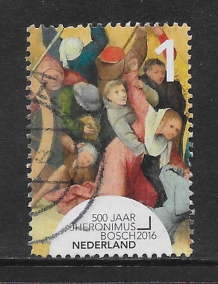 2016, Jh. Bosch, Monniken vechten [3378] (K2434) TANDING!!!, Postzegels en Munten, Postzegels | Nederland, Ophalen of Verzenden