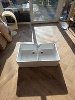 Spoelbak keuken. Keramiek. Landelijk., Ophalen, Gebruikt, 25 tot 50 cm, Minder dan 100 cm