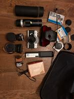 Diverse collectie fotoapparatuur voor de liefhebber, Ophalen, Gebruikt, Spiegelreflex, Overige Merken