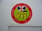 sticker Ajax oud Amsterdam 711 voetbal vintage heineken ibm, Overige typen, Zo goed als nieuw, Verzenden