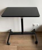 Zwarte laptoptafel thuiswerk verstelbaar bureau verrijdbaar, Computers en Software, Laptoptafels, Ophalen of Verzenden, Zo goed als nieuw