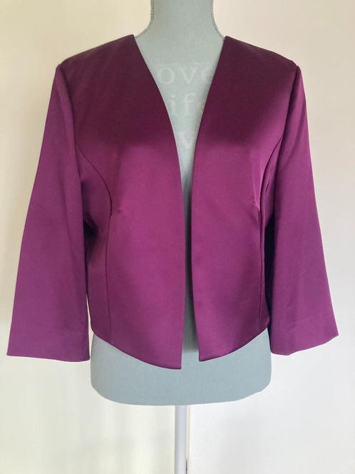 Kort jasje/bolero - Vera Mont, Kleding | Dames, Grote Maten, Zo goed als nieuw, Jasje of Colbert, Paars, Ophalen of Verzenden