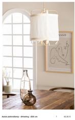 SKLUM Aslob plafondlamp, Huis en Inrichting, Lampen | Hanglampen, Ophalen of Verzenden, Zo goed als nieuw, Hout, Minder dan 50 cm