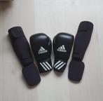 Adidas Kickboks handschoenen + scheenbeschermers maat S, Sport en Fitness, Vechtsporten en Zelfverdediging, Overige, Vechtsportmateriaal