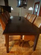Antieke Houten eiken Tafel met Karaktervol Blad 2.70x 1.00, Antiek en Kunst, Ophalen of Verzenden