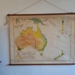 Copyright 1947 oude schoolkaart Australia and New Zealand, Ophalen, Overige thema's