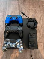 PlayStation 4 500gb en 3 controllers, Met 2 controllers, Ophalen of Verzenden, Zo goed als nieuw, Original