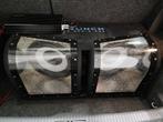 Crunch subwoofer 12 inch met kist, Auto diversen, Autospeakers, Ophalen of Verzenden, Gebruikt