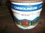 bus carbolieum, Doe-het-zelf en Verbouw, Verf, Beits en Lak, Minder dan 5 liter, Ophalen, Bruin, Beits