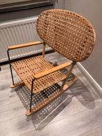 Rotan Schommelstoel IKEA, Huis en Inrichting, Stoelen, Ophalen, Bruin, Riet of Rotan, Zo goed als nieuw