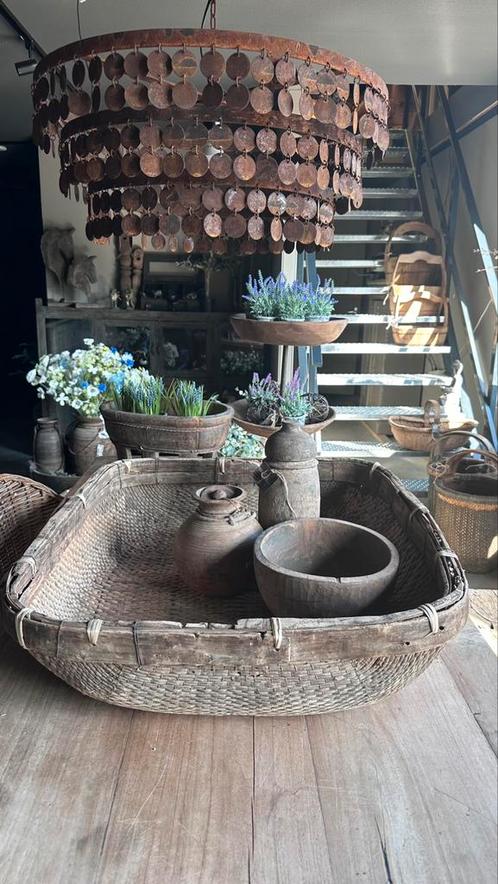 Xxl mand uit china, Antiek en Kunst, Curiosa en Brocante, Ophalen