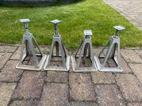 Caravansteun / Assteun – Set van 4 stuks – Aluminium, Caravans en Kamperen, Caravan accessoires, Zo goed als nieuw, Ophalen of Verzenden
