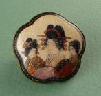 Japans Satsuma broche, Ø 3,4cm, ca 1900, Verzenden, Overige materialen, Broche