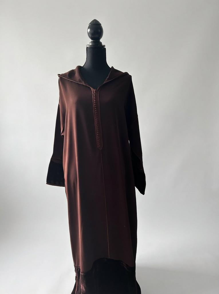 Jallaba, Kleding | Dames, Jurken, Nieuw, Maat 38/40 (M), Bruin, Boven de knie, Ophalen of Verzenden