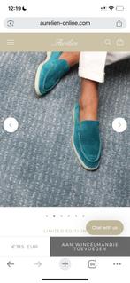 Aurelien Aquamarine Yacht loafers 43 / 42 no Loro Piana, Kleding | Heren, Schoenen, Ophalen of Verzenden, Nieuw, Blauw, Loafers