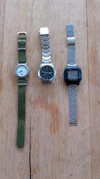 3 horloges Casio w800, Pulsar pilot watch en IWC Pegasus, Sieraden, Tassen en Uiterlijk, Horloges | Heren, Ophalen of Verzenden