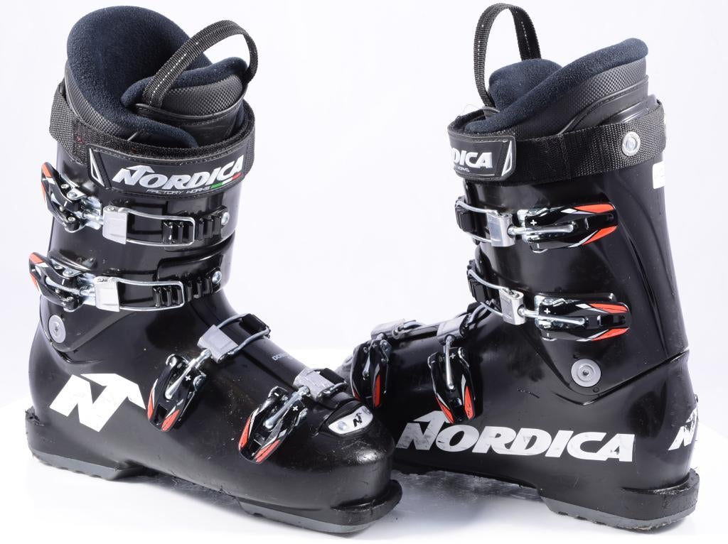 33 34 36,5 37 EU kinder skischoenen NORDICA DOBERMANN GP 60, Gebruikt, 100 tot 140 cm, Schoenen, Ophalen of Verzenden