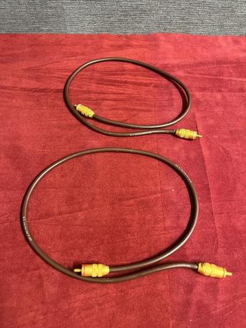 Originele vintage M.C. van den Hul D300 audio kabels . beschikbaar voor biedingen