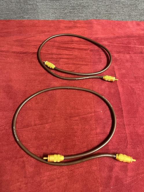 Originele vintage M.C. van den Hul D300 audio kabels ., Audio, Tv en Foto, Audiokabels en Televisiekabels, Minder dan 2 meter