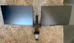 2x Beeldscherm iiyama ProLite 24″ monitor arm Neomounts, Ophalen, Zo goed als nieuw, In hoogte verstelbaar, LED