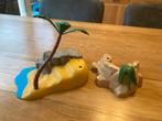 Playmobil eiland / rotsen, Ophalen of Verzenden, Zo goed als nieuw, Los playmobil