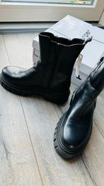 Zwarte leren biker boots Harper maat 39, Ophalen of Verzenden, Nieuw, Zwart, Lage of Enkellaarzen