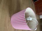 Roze ruiten hanglamp, Huis en Inrichting, Ophalen of Verzenden, Zo goed als nieuw, Stof, Minder dan 50 cm