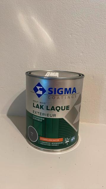 Sigma verkeerszwart RAL 9017 hout exterieur 750 ml beschikbaar voor biedingen