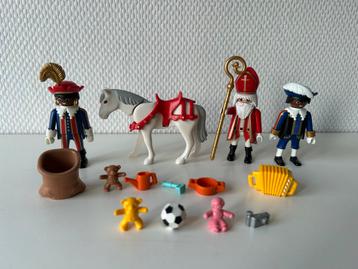Sinterklaas en 2 zwarte Pieten, o.a. uit Playmobil set 4893 beschikbaar voor biedingen