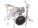 Drumstel Adams 5000 EX-WG2 , Expert Studio, White Gloss, -, -, Nieuw, Adams