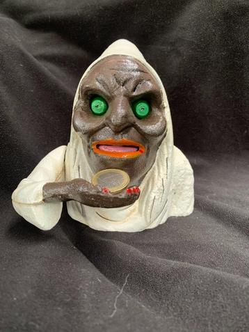 Gietijzer spaarpot Geld Heksje. beschikbaar voor biedingen