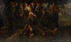 Bijeenkomst - Cor Noltee - Olieverf op doek, Ophalen