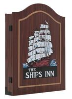 Dartbord professioneel met kast en 6 darts GRATIS VERZONDEN!, Sport en Fitness, Darts, Verzenden, Nieuw, Dartbord