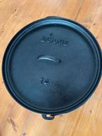 Lodge Camp Dutch Oven #14 - Gietijzer 10L, Ophalen, Gebruikt, Gietijzer, Koekenpan of Braadpan