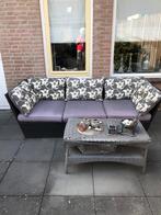 Loungebank met kussens., Tuin en Terras, Ophalen of Verzenden, Zo goed als nieuw
