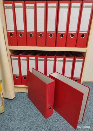 18 x Ordner van Leitz 8 cm.  Zo goed als nieuw. beschikbaar voor biedingen