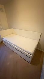 Uitschuifbaar bed (1/2 persoons) met elektrische lattenbodem, Huis en Inrichting, Slaapkamer | Bedden, Ophalen, 90 cm, Eenpersoons