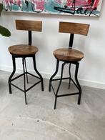 Draaibare Barkrukken, Huis en Inrichting, Ophalen, Draaibaar, Gebruikt, 60 tot 90 cm