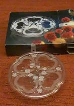 Glazen taartplateau, Huis en Inrichting, Keuken | Servies, Ophalen, Glas of Glazen, Nieuw, Glas
